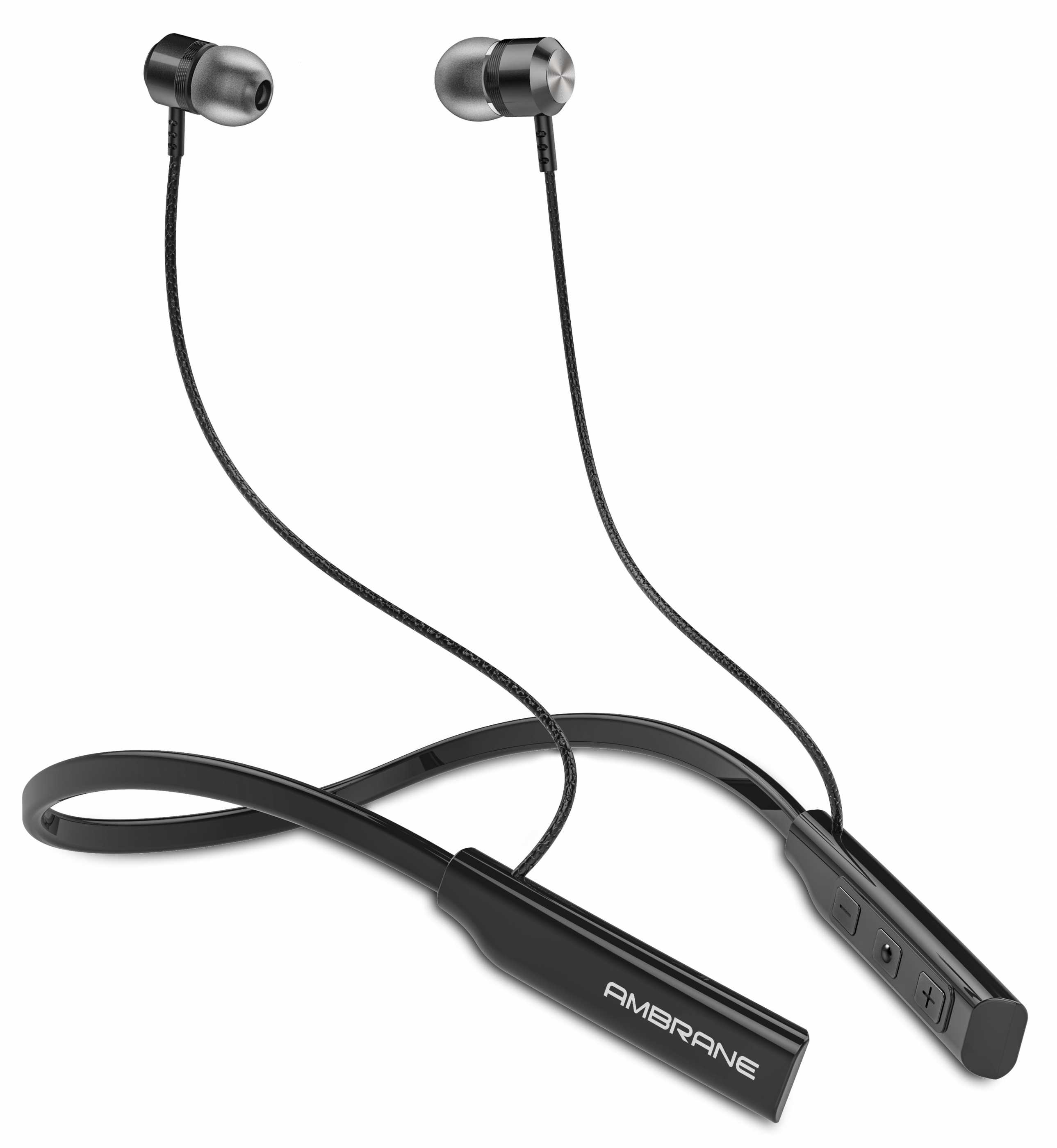 Buy ANB 38 Collar Neckband Earphones Black online from Maa