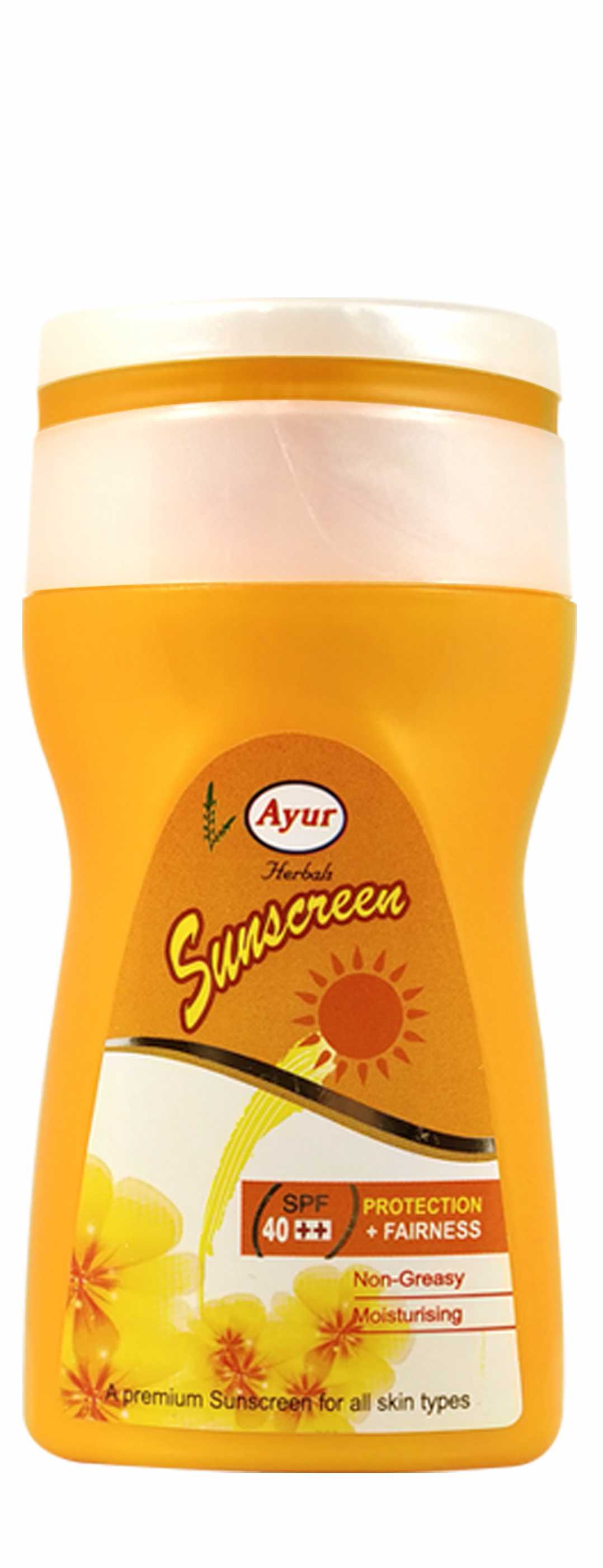 ayur sunscreen spf 40 review