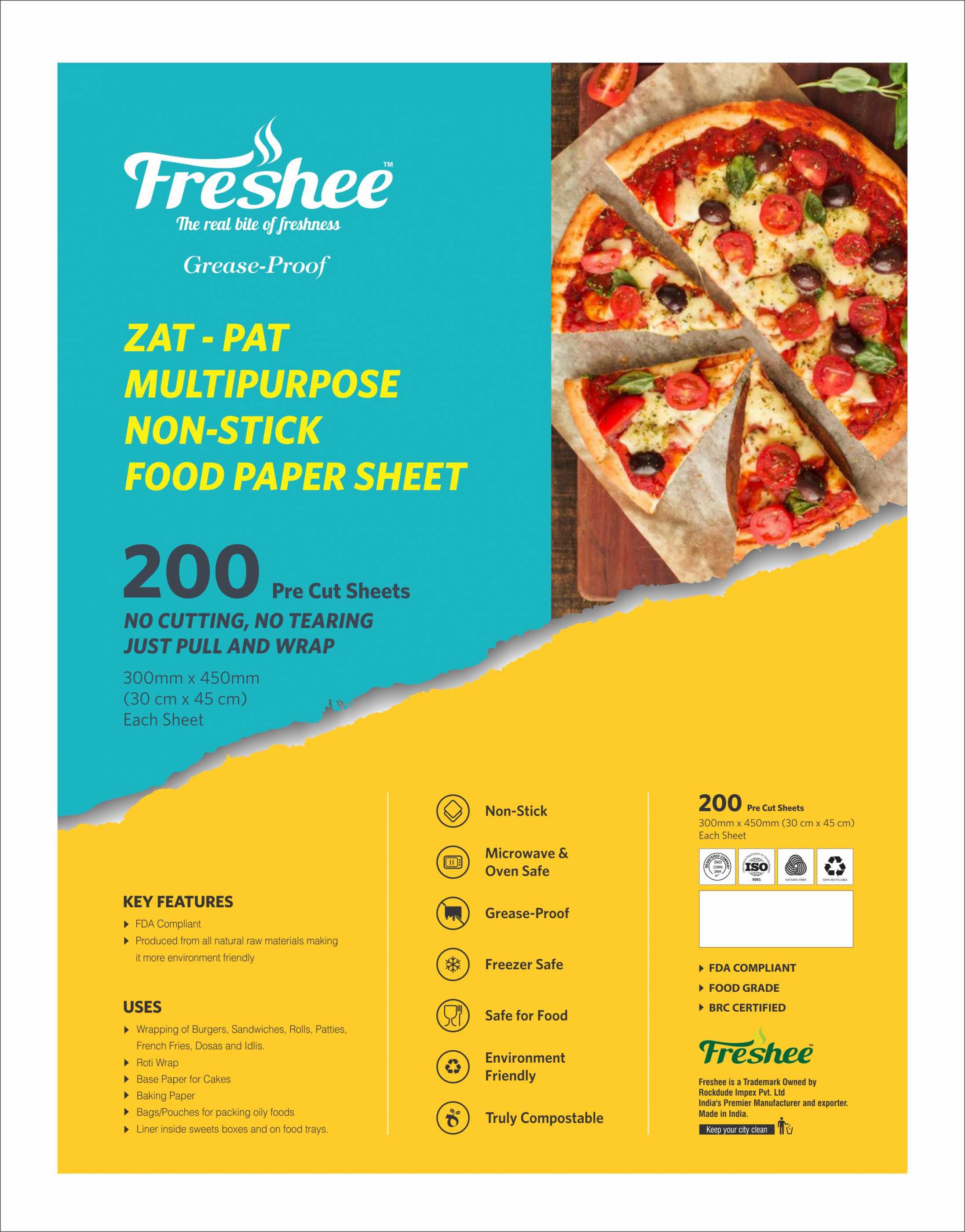 buy-freshee-zat-pat-multipurpose-non-stick-food-paper-sheet-200-pre-cut